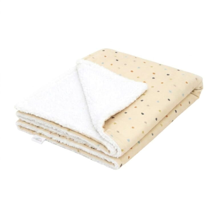 Copertina in pile per neonati 93 × 58 cm Dots